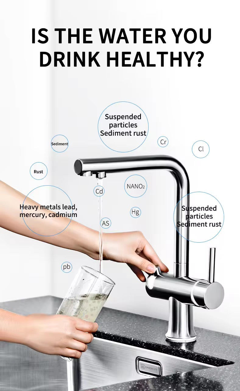 HAUSTAS Pure Elite 3-Stage Countertop Ultrafiltration Water Filter System