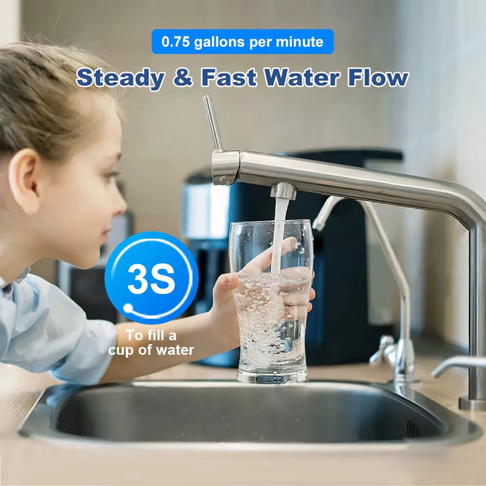 HAUSTAS Reserve Max Tankless Reverse Osmosis Water Filtration System